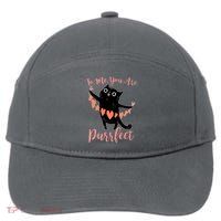 Funny Valentine Cat To Me You Are Purrfect 7-Panel Snapback Hat