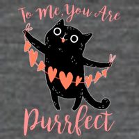 Funny Valentine Cat To Me You Are Purrfect 25L Jumbo Tote