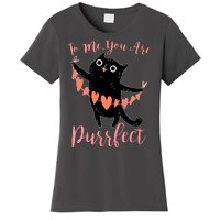 Funny Valentine Cat To Me You Are Purrfect Women's T-Shirt