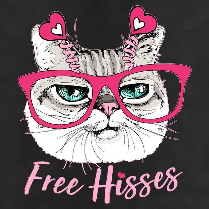 Funny Valentine Cat Free Hisses Hat