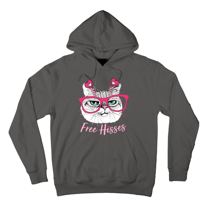 Funny Valentine Cat Free Hisses Hoodie