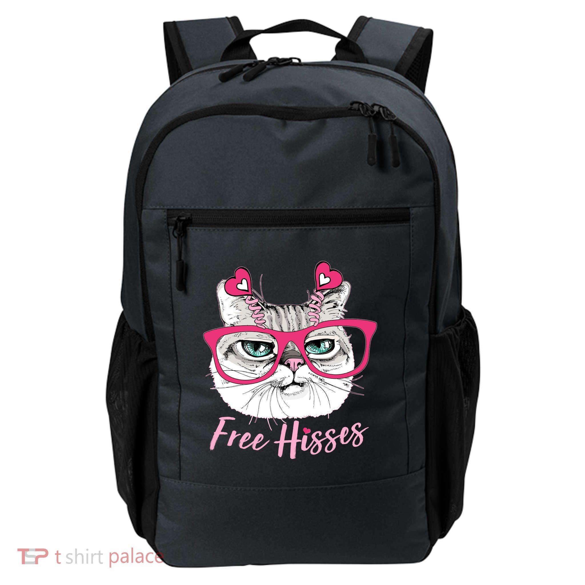 Funny Valentine Cat Free Hisses Backpack