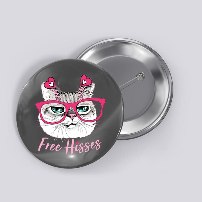 Funny Valentine Cat Free Hisses Button