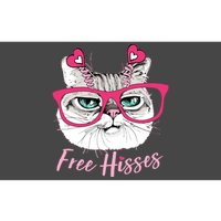 Funny Valentine Cat Free Hisses Bumper Sticker