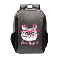 Funny Valentine Cat Free Hisses Vector Backpack