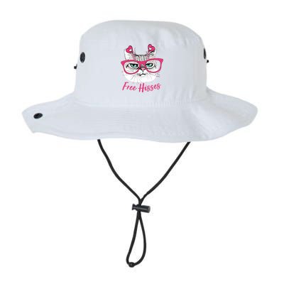 Funny Valentine Cat Free Hisses Legacy Cool Fit Booney Bucket Hat