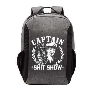 Funny Vintage Captain Of The Shit Show Vector Backpack