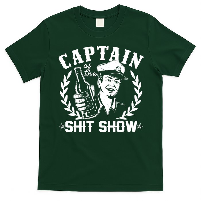 Funny Vintage Captain Of The Shit Show T-Shirt