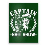 Funny Vintage Captain Of The Shit Show Poster