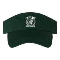 Funny Vintage Captain Of The Shit Show Visor