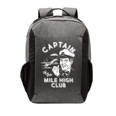 Funny Vintage Captain Of The Mile High Club Vector Backpack