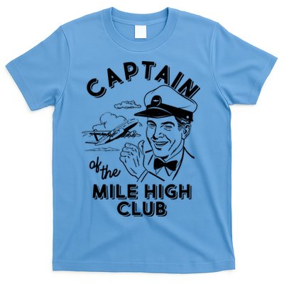 Funny Vintage Captain Of The Mile High Club T-Shirt