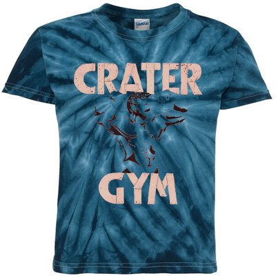 Funny Vintage Crater Gym Gift Kids Tie-Dye T-Shirt