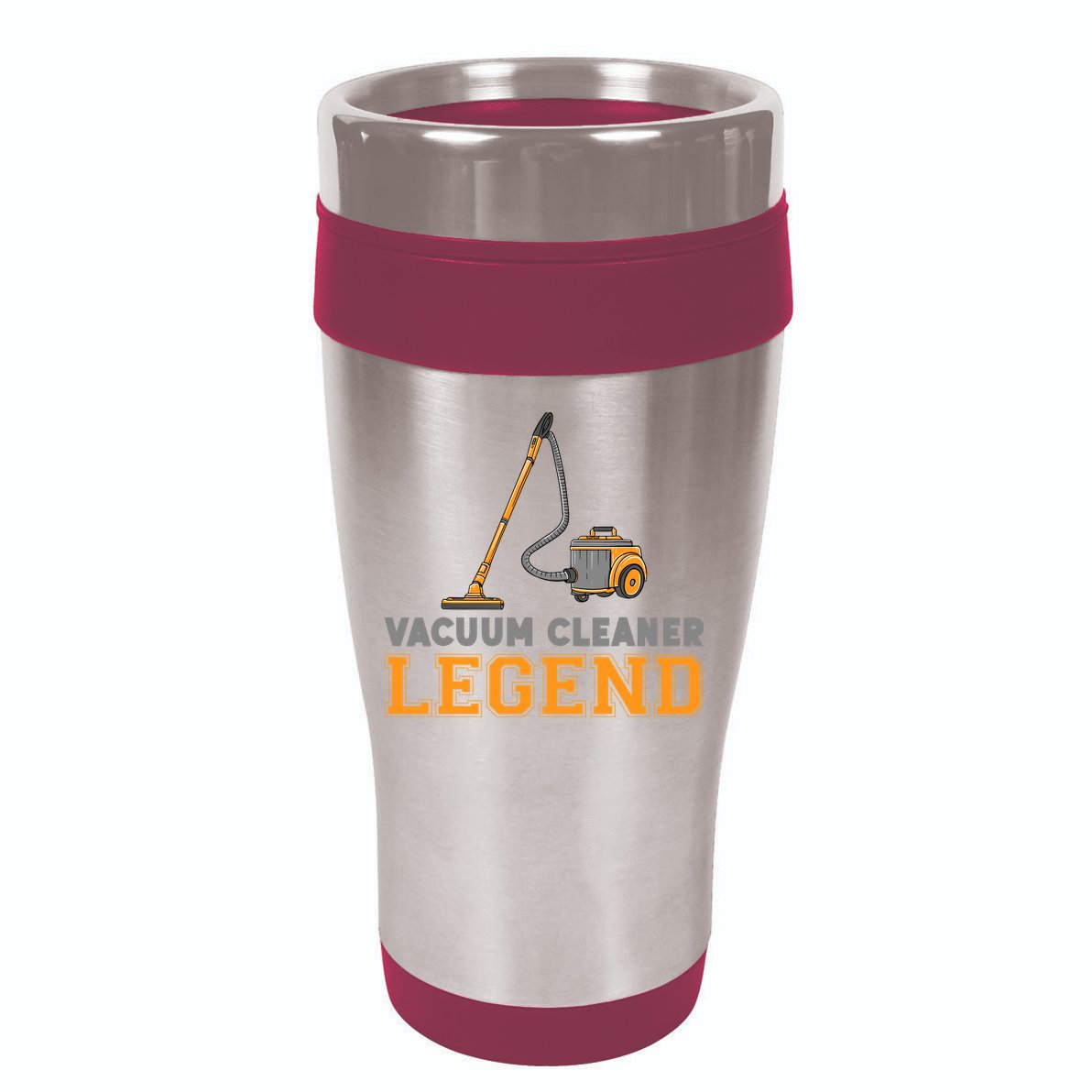 Funny Vacuum Cleaner Legend Housekeeping Hoover Cleaning 16oz Travel Tumbler