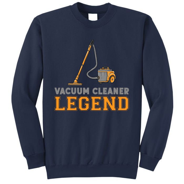 Funny Vacuum Cleaner Legend Housekeeping Hoover Cleaning Sweatshirt