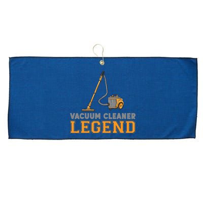 Funny Vacuum Cleaner Legend Housekeeping Hoover Cleaning Large Microfiber Waffle Golf Towel