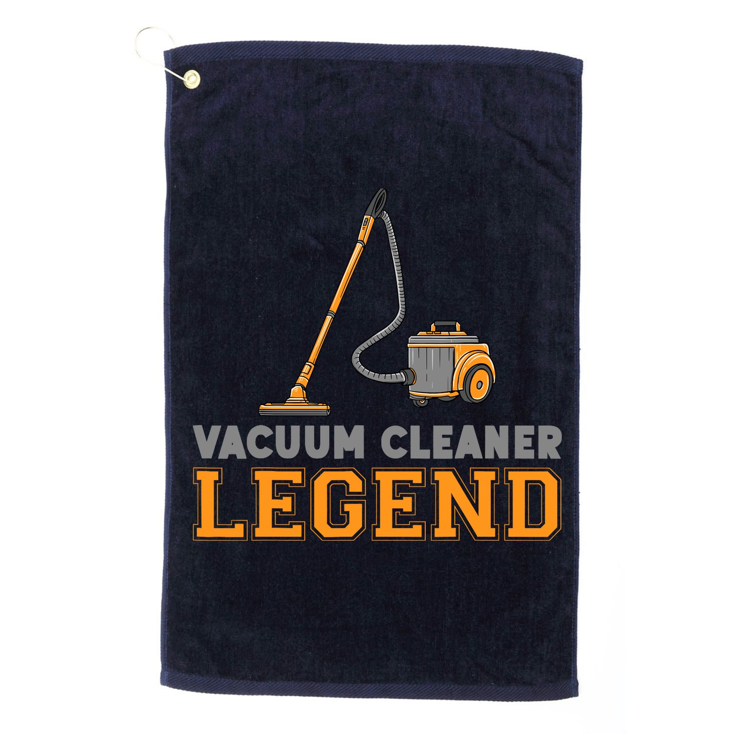 Funny Vacuum Cleaner Legend Housekeeping Hoover Cleaning Golf Towel