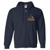 Funny Vacuum Cleaner Legend Housekeeping Hoover Cleaning Full Zip Hoodie