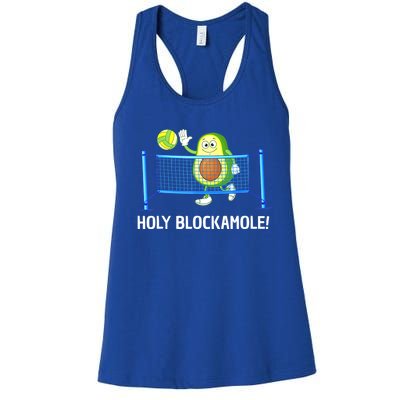 Funny Volleyball Design For Volleyball Players Women's Racerback Tank