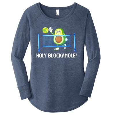 Funny Volleyball Design For Volleyball Players Women's Perfect Tri Tunic Long Sleeve Shirt