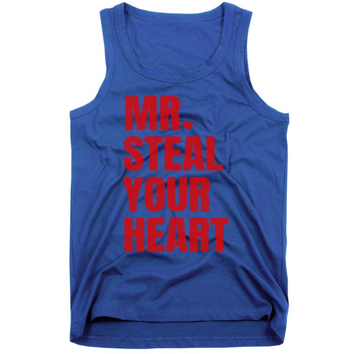 Funny Valentines Day Mr Steal Your Heart Gift Tank Top