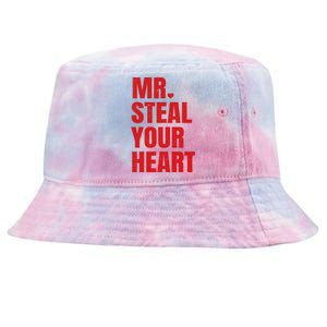 Funny Valentines Day Mr Steal Your Heart Gift Tie-Dyed Bucket Hat