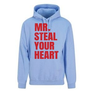 Funny Valentines Day Mr Steal Your Heart Gift Unisex Surf Hoodie