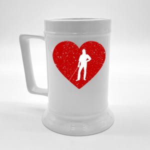 Fencing Valentine Day Gift For Fencing Lover Heart Cute Gift Beer Stein