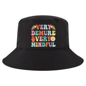 Funny Very Demure Very Mindful Trend Demure & Mindful Cool Comfort Performance Bucket Hat