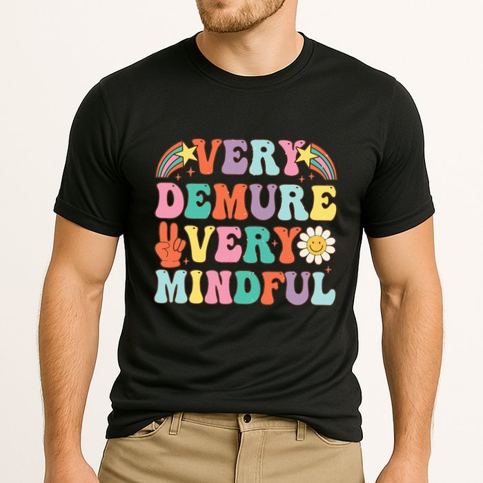Funny Very Demure Very Mindful Trend Demure & Mindful Cooling Performance Crew T-Shirt