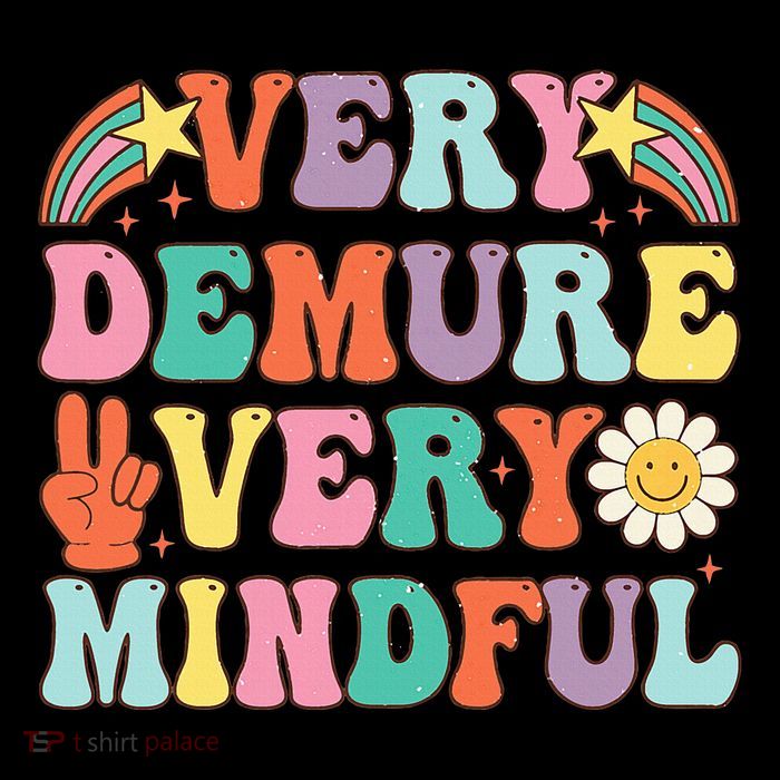 Funny Very Demure Very Mindful Trend Demure & Mindful Flatbill Hat