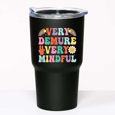 Funny Very Demure Very Mindful Trend Demure & Mindful Tumbler