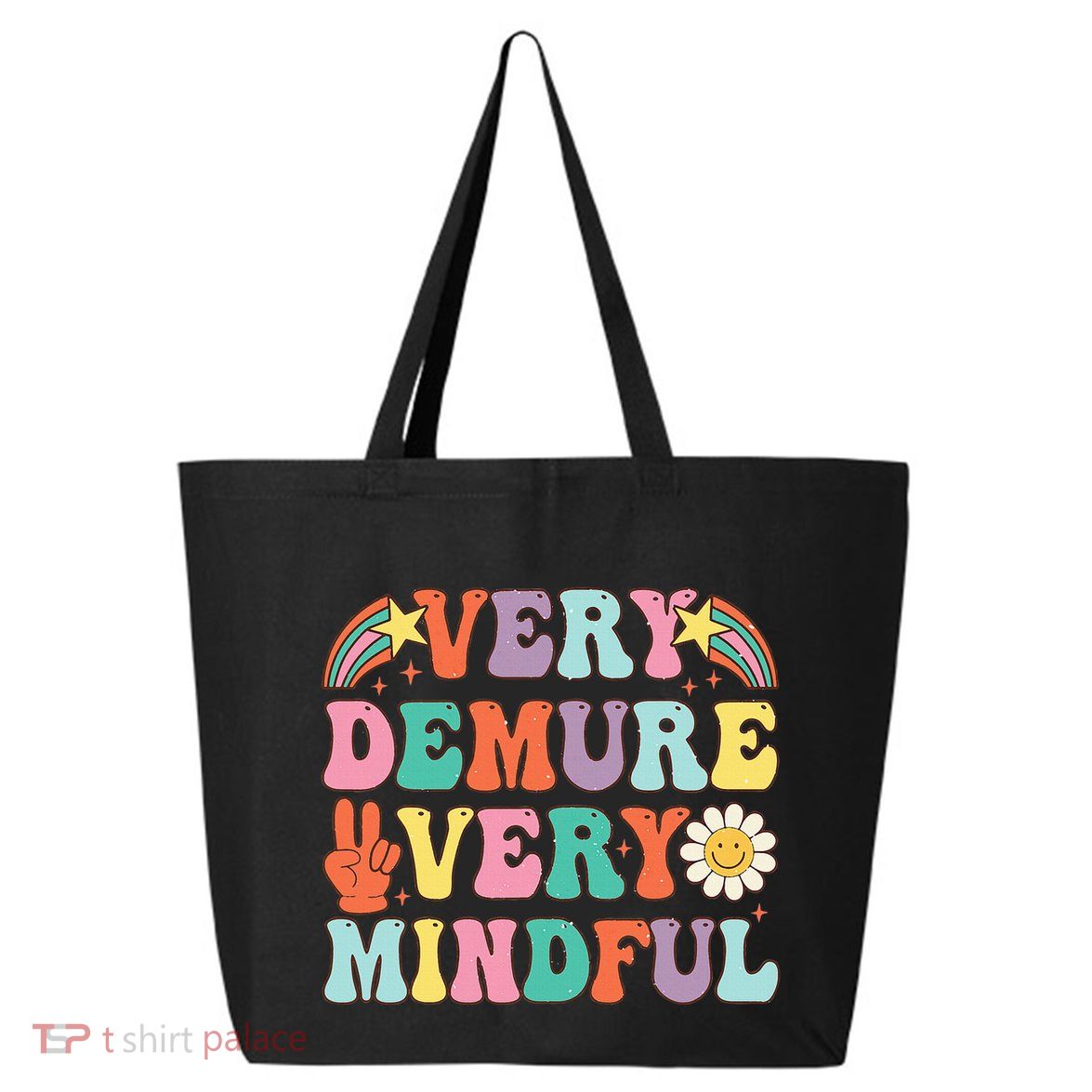 Funny Very Demure Very Mindful Trend Demure & Mindful 25L Jumbo Tote