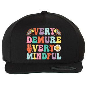 Funny Very Demure Very Mindful Trend Demure & Mindful Wool Snapback Cap