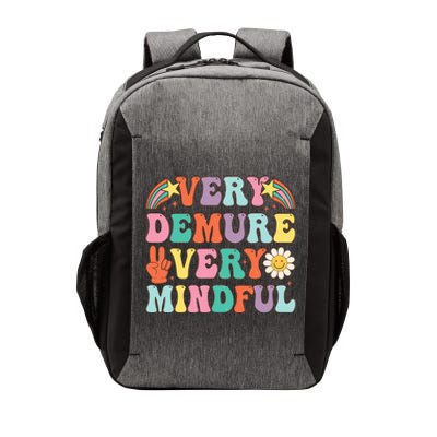 Funny Very Demure Very Mindful Trend Demure & Mindful Vector Backpack