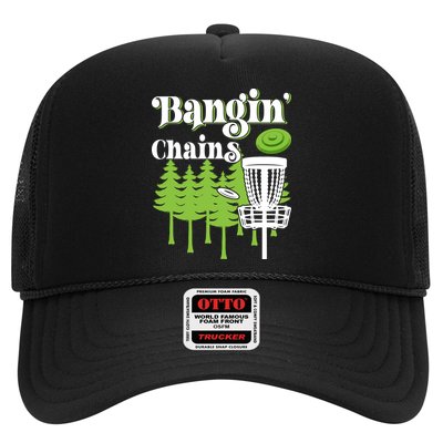 Funny Vintage Disc Golf Bangin' Chains Trucker Hat