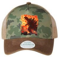 Funny Valentines Day Japanese Kaiju Monster Legacy Tie Dye Trucker Hat