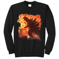 Funny Valentines Day Japanese Kaiju Monster Sweatshirt