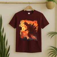 Funny Valentines Day Japanese Kaiju Monster T-Shirt