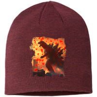Funny Valentines Day Japanese Kaiju Monster Sustainable Beanie