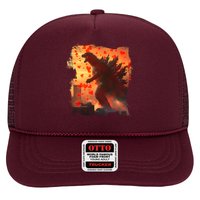 Funny Valentines Day Japanese Kaiju Monster Trucker Hat