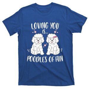 Funny Valentines Day Dog Lover Poodle Cool Gift T-Shirt