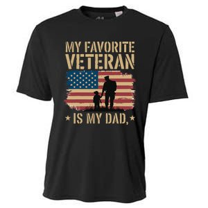 Father Veterans Day My Favorite Veteran Is My Dad Proud Cooling Performance Crew T-Shirt