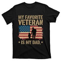 Father Veterans Day My Favorite Veteran Is My Dad Proud T-Shirt