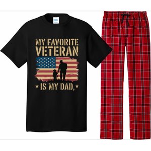 Father Veterans Day My Favorite Veteran Is My Dad Proud Pajama Set