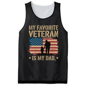 Father Veterans Day My Favorite Veteran Is My Dad Proud Mesh Reversible Basketball Jersey Tank