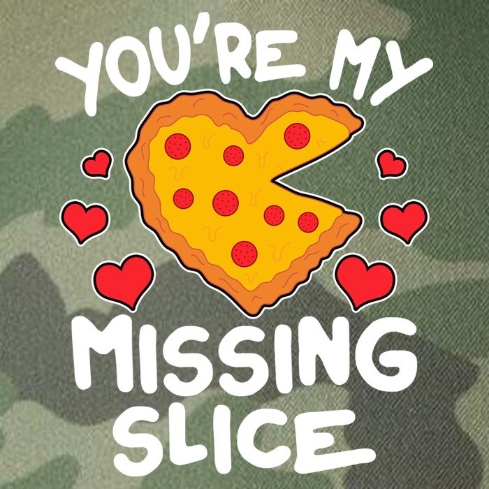Funny Valentine's Day You're My Missing Slice Heart Pizza Legacy Tie Dye Trucker Hat