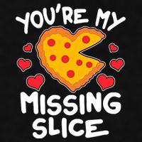 Funny Valentine's Day You're My Missing Slice Heart Pizza Ladies PosiCharge Tri-Blend Wicking Tank