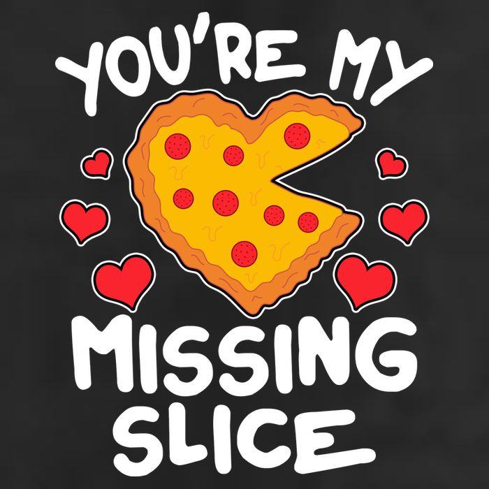 Funny Valentine's Day You're My Missing Slice Heart Pizza 15oz Campfire Ceramic Mug