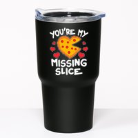 Funny Valentine's Day You're My Missing Slice Heart Pizza Tumbler